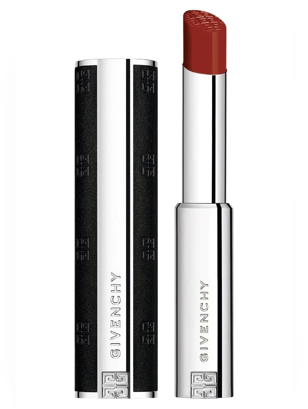 Givenchy Le Rouge Interdit Satin Lipstick-N 350 Rouge Auburn NEW Authentic